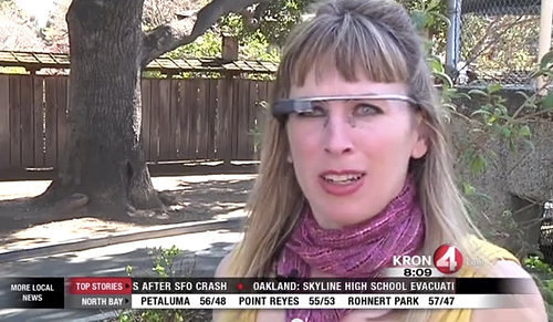 Sarah Slocum visits earth with Google Glass