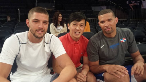 Me and Chandler Parsons and Francisco Garcia