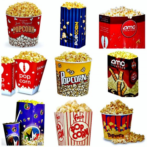 How many calories does movie popcorn have?