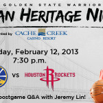 Jeremy Lin hosts Asian Heritage Night with Houston visits Golden State