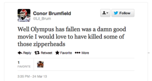 Conor Brumfield Racist Tweet