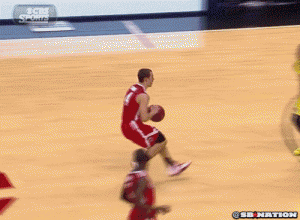 Basketball slips out of Aaron Craft's hands