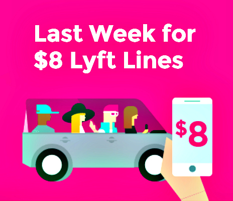 Lyft retires $8 fares, teases new 50% promotion in “discount zones”