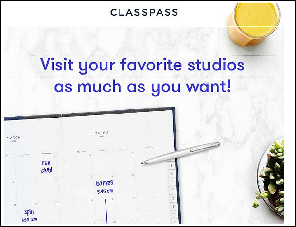 You can now book your favorite studios as much as you want on ClassPass*